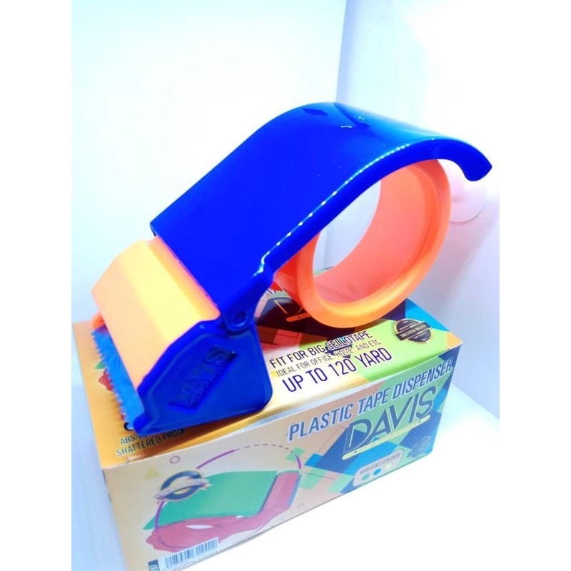 Plastic Tape Dispenser Davis atau Kstaria tape / DISPENSER TAPE LAKBAN 2” / PEMOTONG LAKBAN