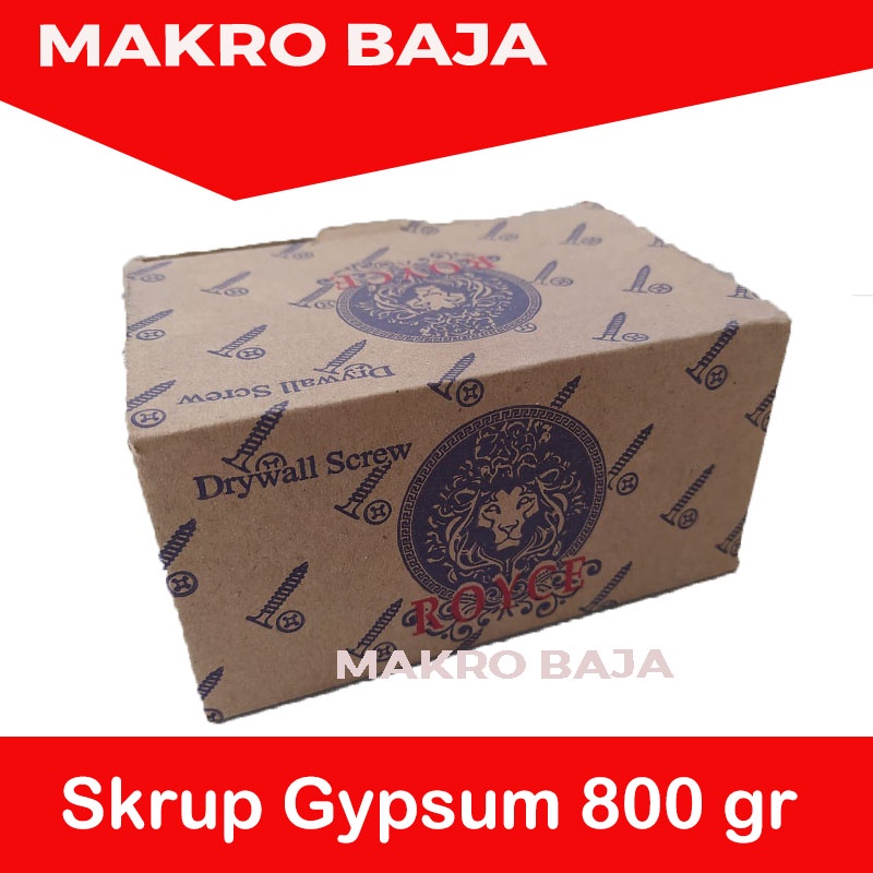 Skrup Gypsum / GRC / Hollow Plafon / Genteng 800gr