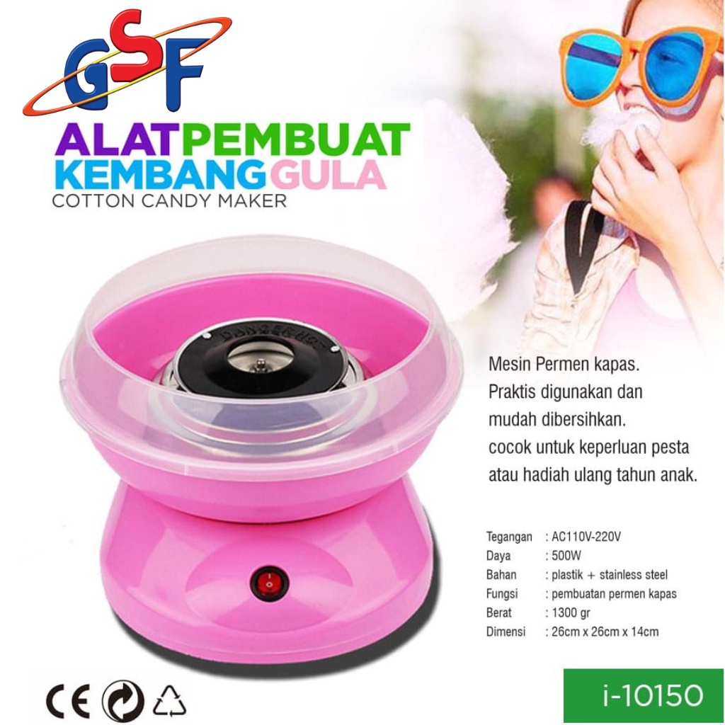 Jual Mesin Gulali Kapas Cotton Candy Maker Machine Alat Pembuat Arum