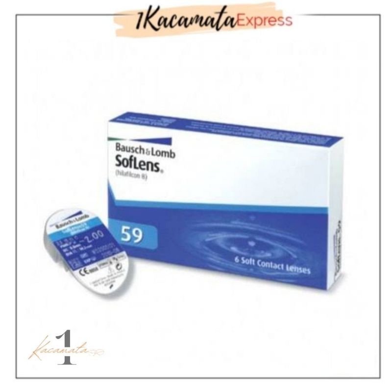 Bausch and lomb softlens bening transparan bulanan (monthly) sensitif