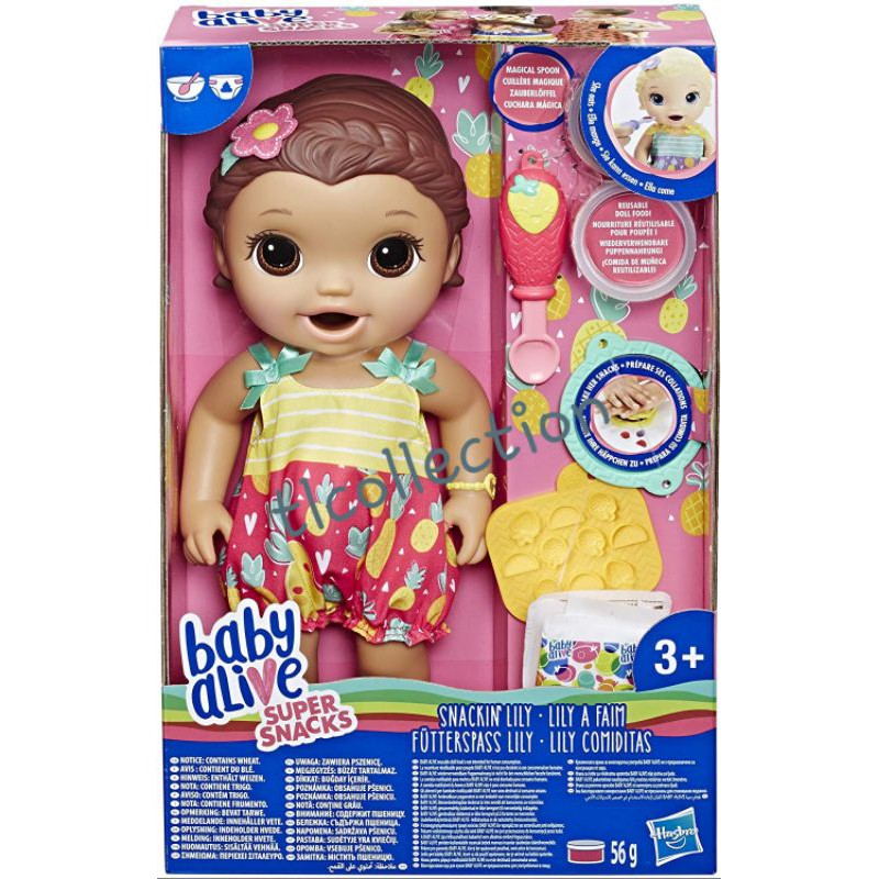 Sale Baby Alive Snackin Lily New Limited Cute Brown Original Hasbro Shopee Indonesia