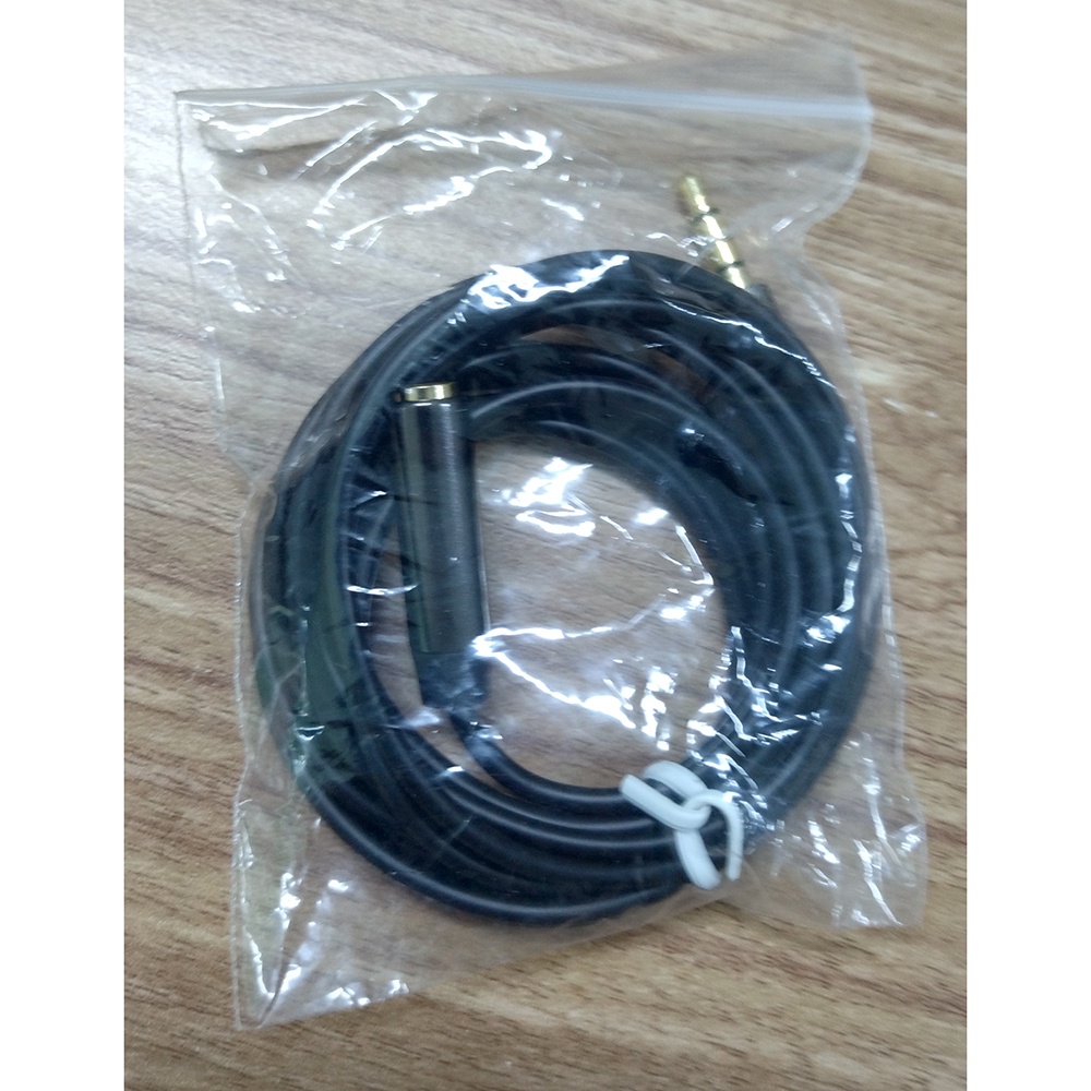 Kabel Aux Audio Extension 3,5mm 2meter - Hitam