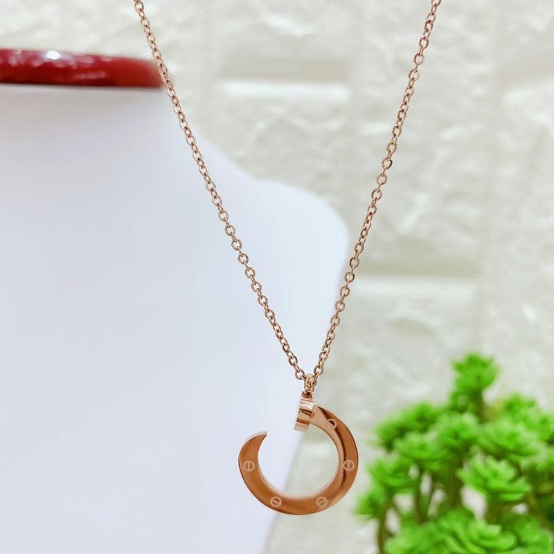 Kalung Gelang Titanium Premium Brandad Band Kalung Stainless steel Cartierx Anti karat K105