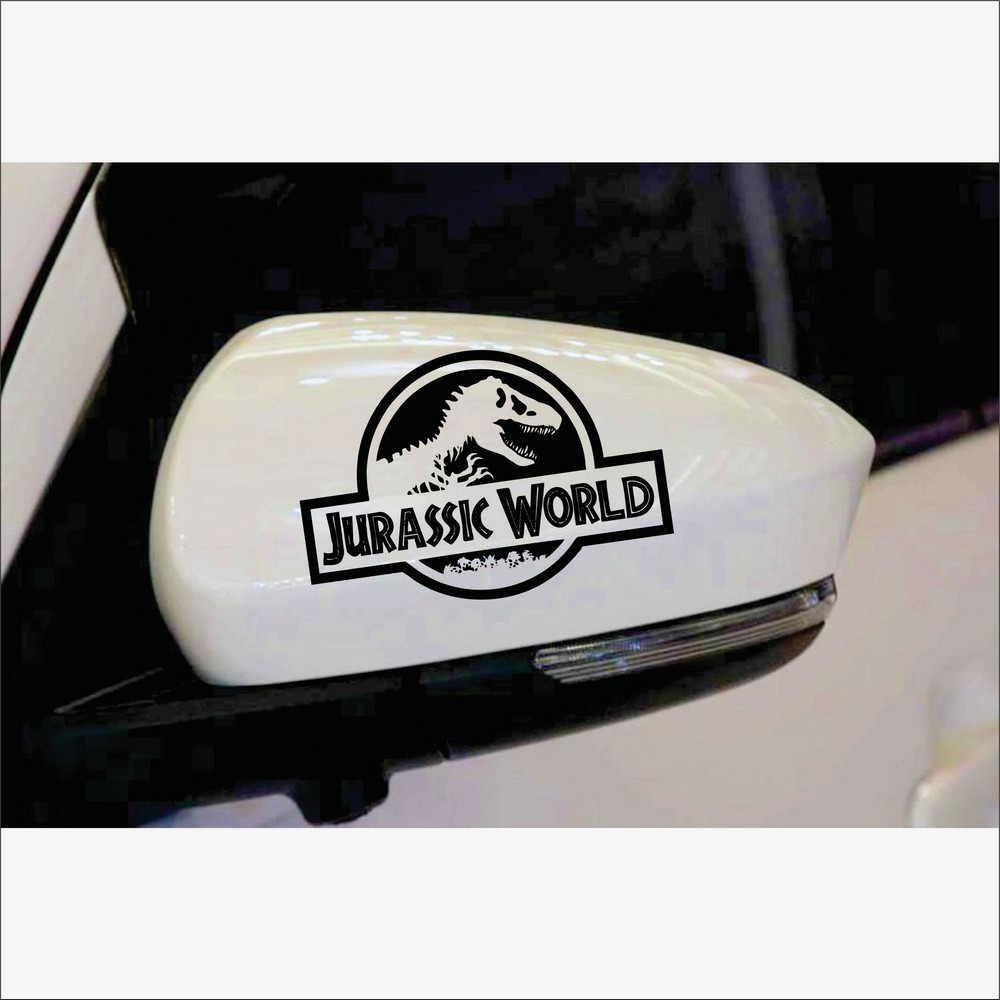 Cutting Stiker Spion Mobil Cutting Sticker Mobil Lucu Jurassic World