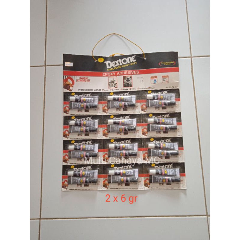 

Lem Dextone 5 Menit Kecil/Lem Campur/Lem Epoxy Adhesive/Lem Plastic Steel/Lem Besi/Lem Aduk