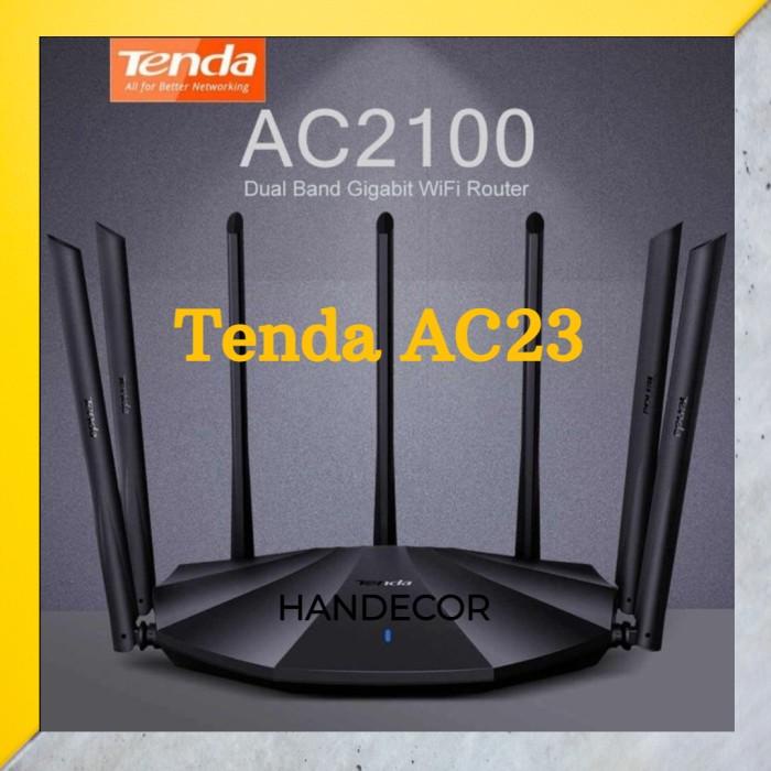 Tenda Router AC23 AC2100 Gigabit 2.4G 5.0GHz Dual-Band 2033Mbps