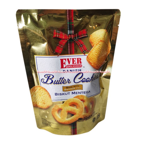 Ever Delicious Danish Butter Cookies 150gr Biskuit Mentega Danis Better Kukis Buter Everdelicious Efer Snack Cemilan Halal