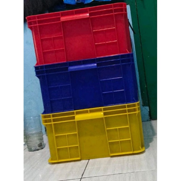 64x43x22 Box Container Hanata 2101 FOOD SAFE / KERANJANG INDUSTRI HNT SERBAGUNA / BAK KOLAM IKAN