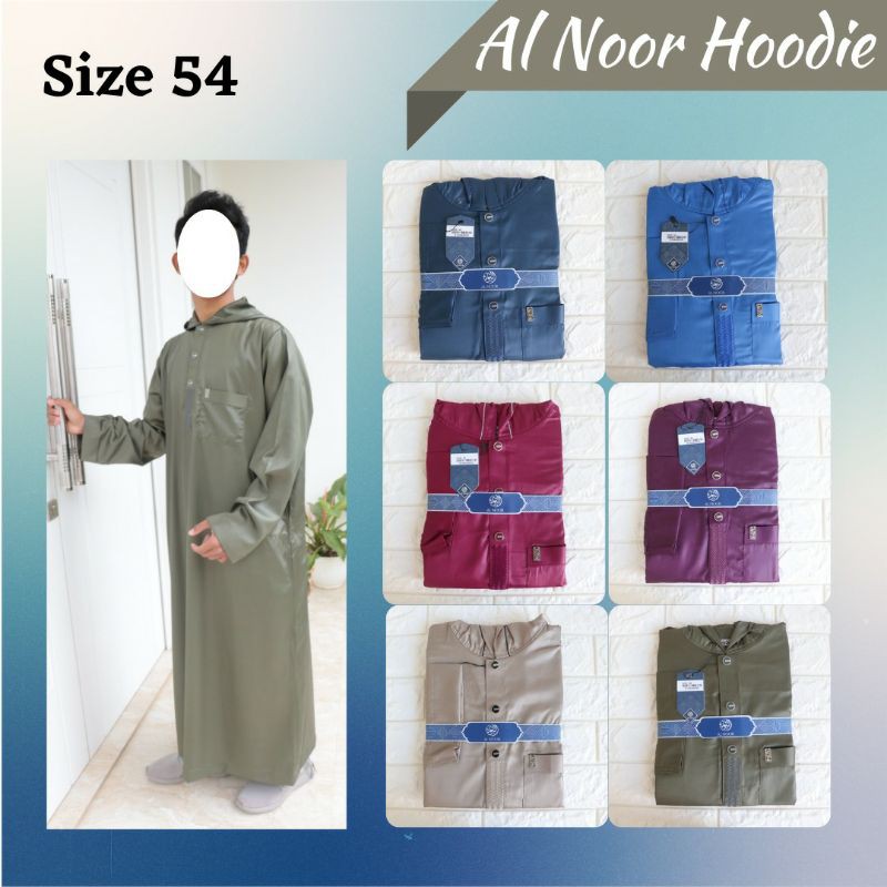 Jubah Al Noor hoodie Dewasa