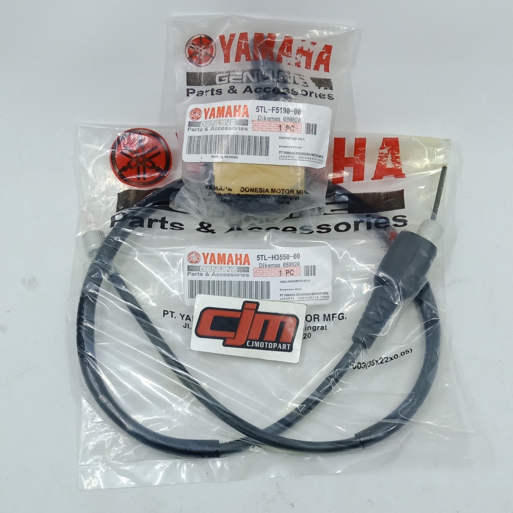 PAKET KABEL SPEEDOMETER GEARBOX MIO SMILE MIO M3  FINO MIO J SOUL GT 115/125 BERKUALITAS ORIGINAL