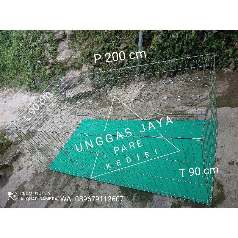 KURUNGAN UMBARAN TENGGARAN AYAM GALVANIS ANTIKARAT KUAT