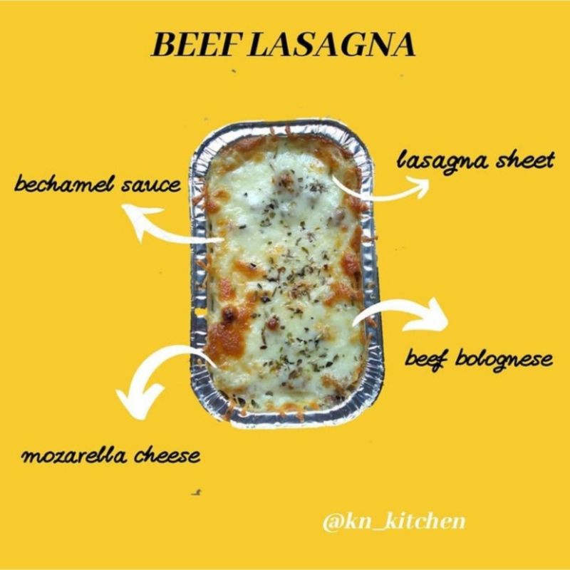 

Beef Lasagna Mozarella 250ml