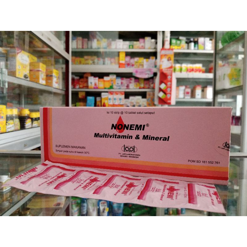 NONEMI 1 STRIP @10 TABLET | Multivitamin &amp; Mineral - ED 09/2024