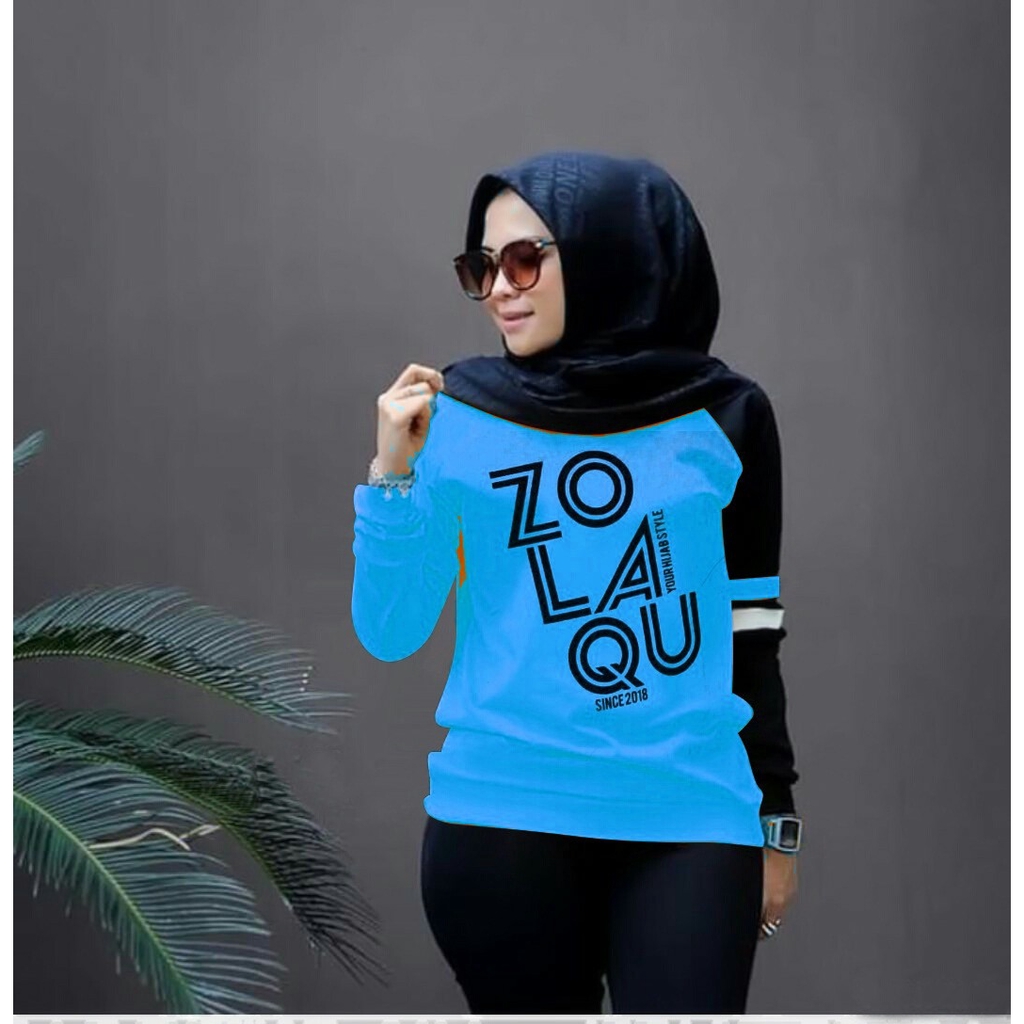 [Zolaqu RO]Blouse wanita babytery varian warna