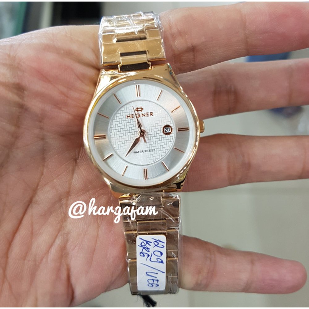 Jam Wanita Original Hegner H1209 RoseGold (hargajam harga jam antiair ori)