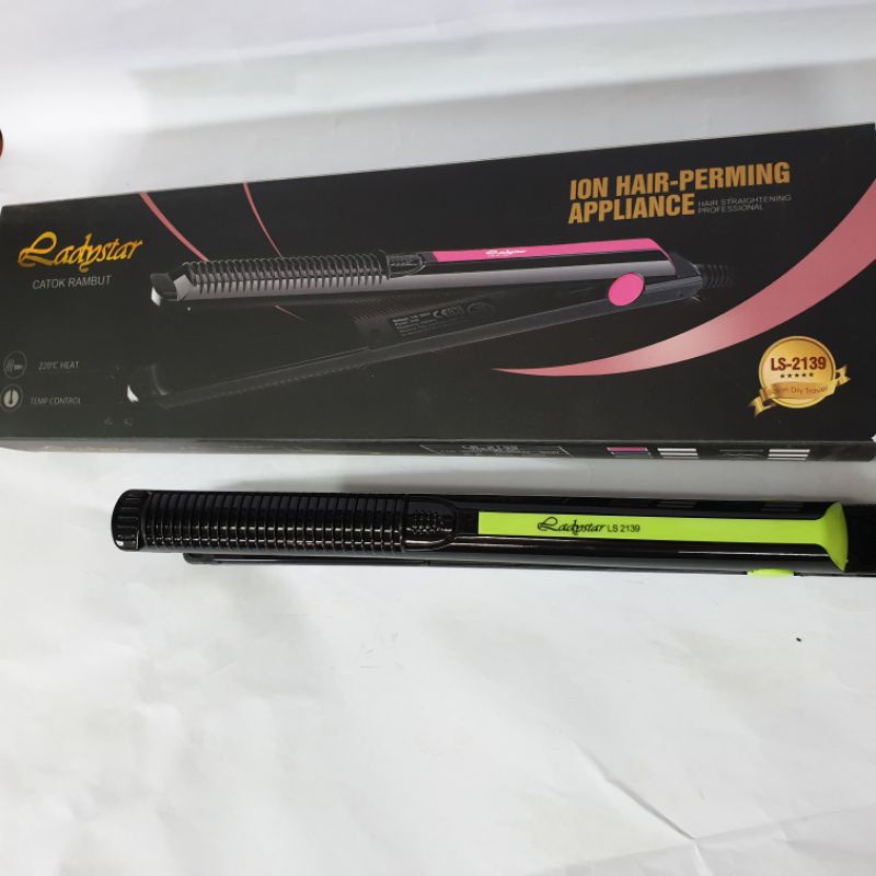 Alat Mesin Catok Rambut Lurus keriting Curly 2in1 Ls 2139