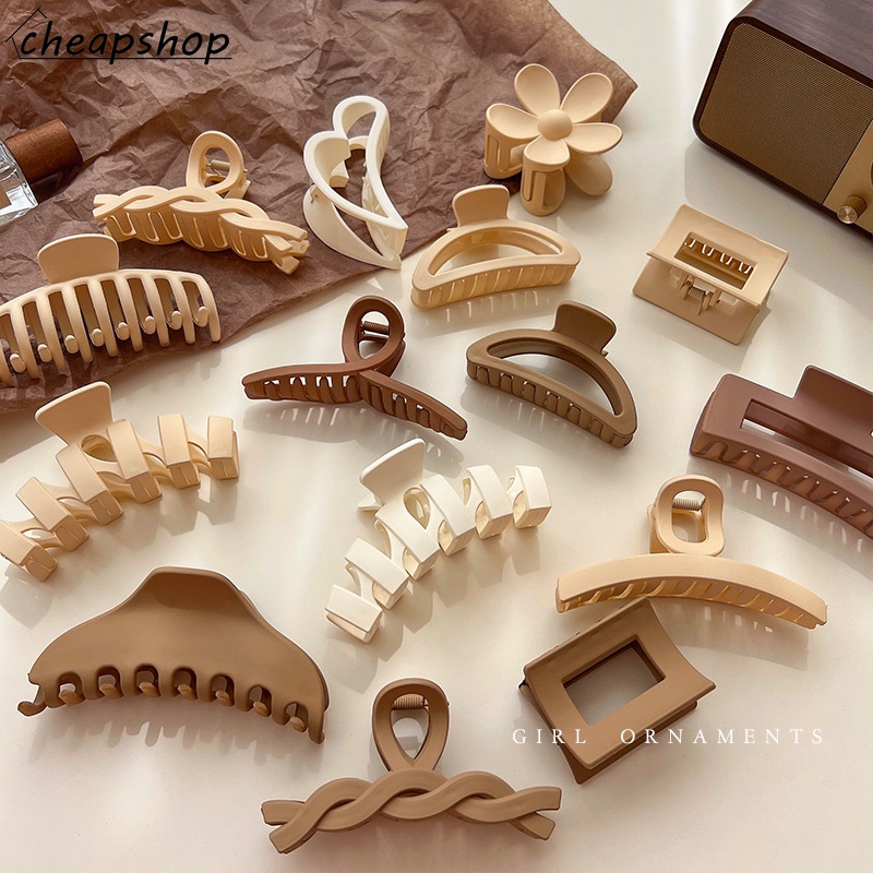 IFYOU Jepit Rambut Bentuk Kotak Warna-Warni Bahan Akrilik Gaya Korea Untuk Wanita