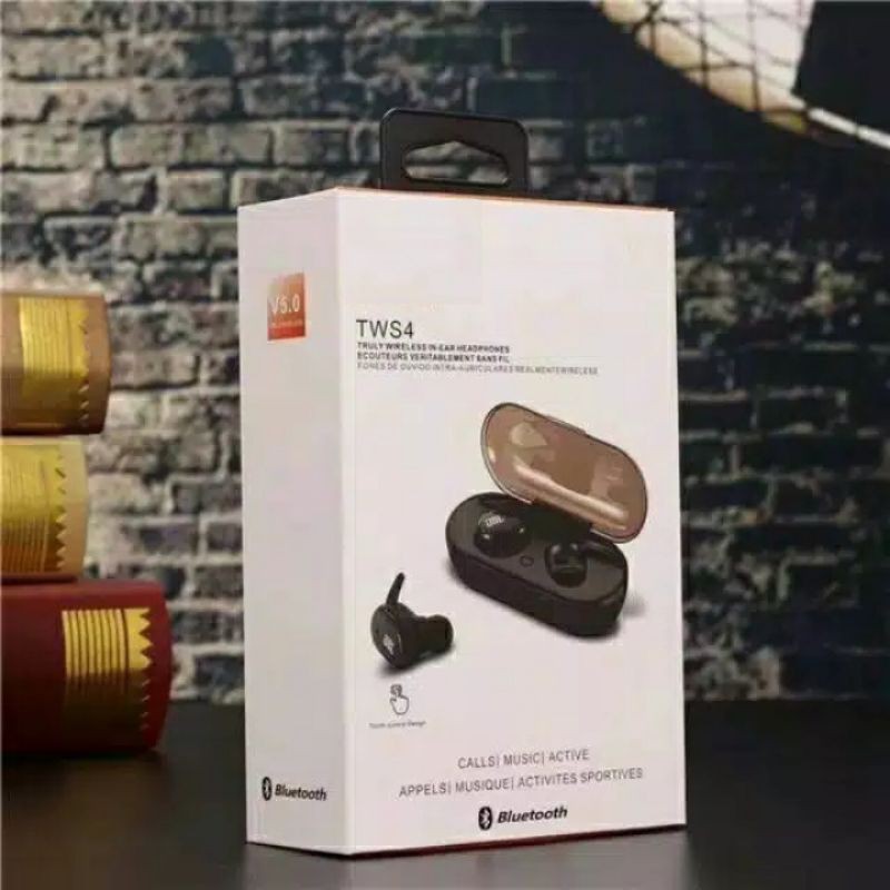 RY - Headset Bluetooth J By Harman Tws4 Wireless earphone Bluetooth J TWS-4 TWS 4