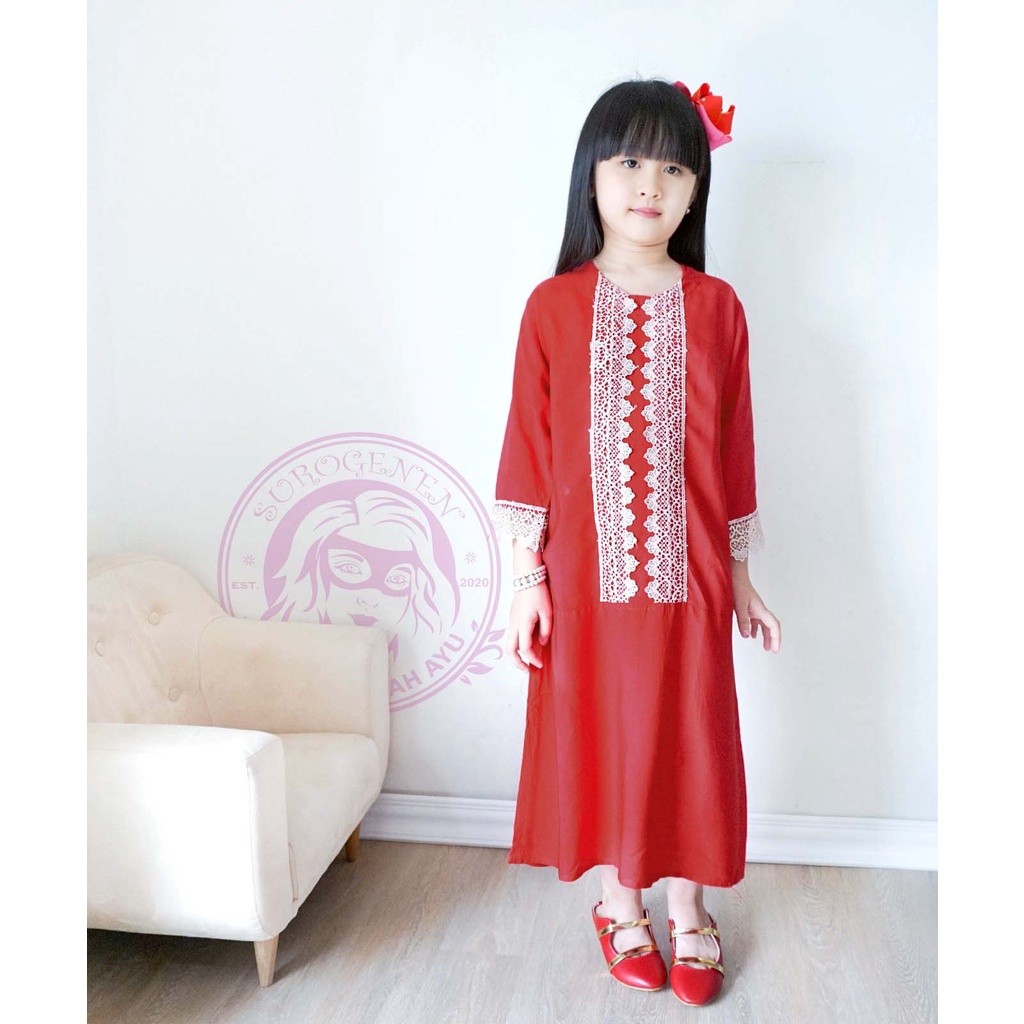 Gamis Renda Anak Rafika 5th - 9th