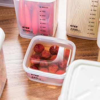 Toples Wadah Penyimpanan Makanan Food Container / Toples Penyimpanan Makanan Minimalis Food Container / Wadah Penyimpanan Makanan Material PP Berkualitas Storage Jar Toples Kue Kering Plastik Kuat Set Lebaran / Organizer Bahan Makanan Plastik Dapur Murah