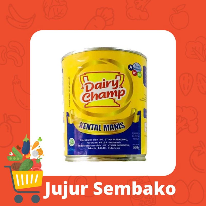

SUSU KRIMER DAIRY CHAMP 500 gram