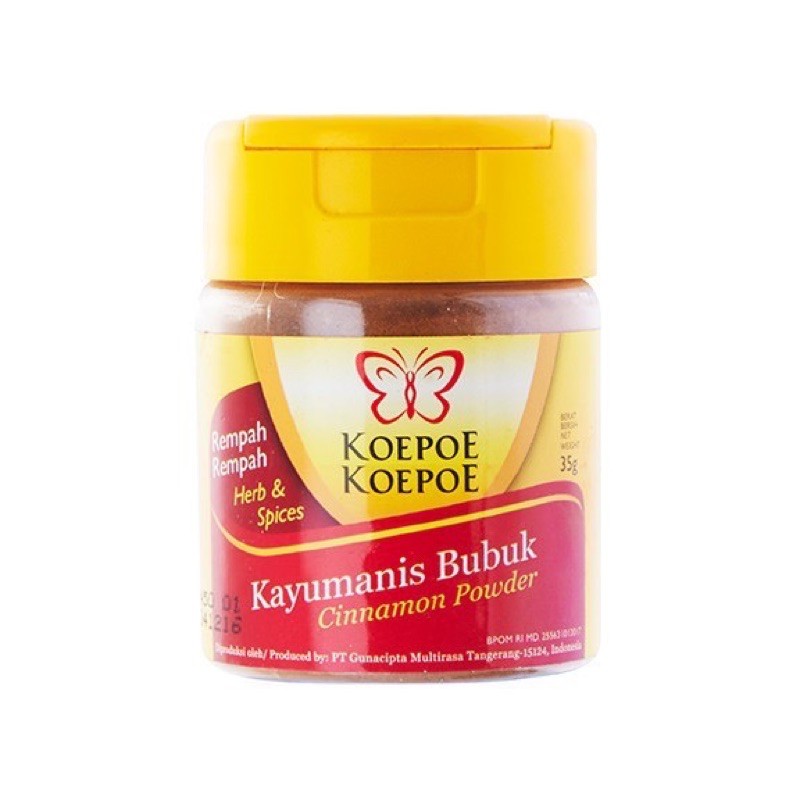 

KOEPOE-KOEPOE KAYU MANIS BUBUK 35G/ Cinnamon Powder/ Rempah