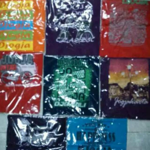 Kaos Oblong Jogja Dewasa Lengan Pendek Ukuran JUMBO XXL GAMBAR acak mix Random dan WARNA acak random