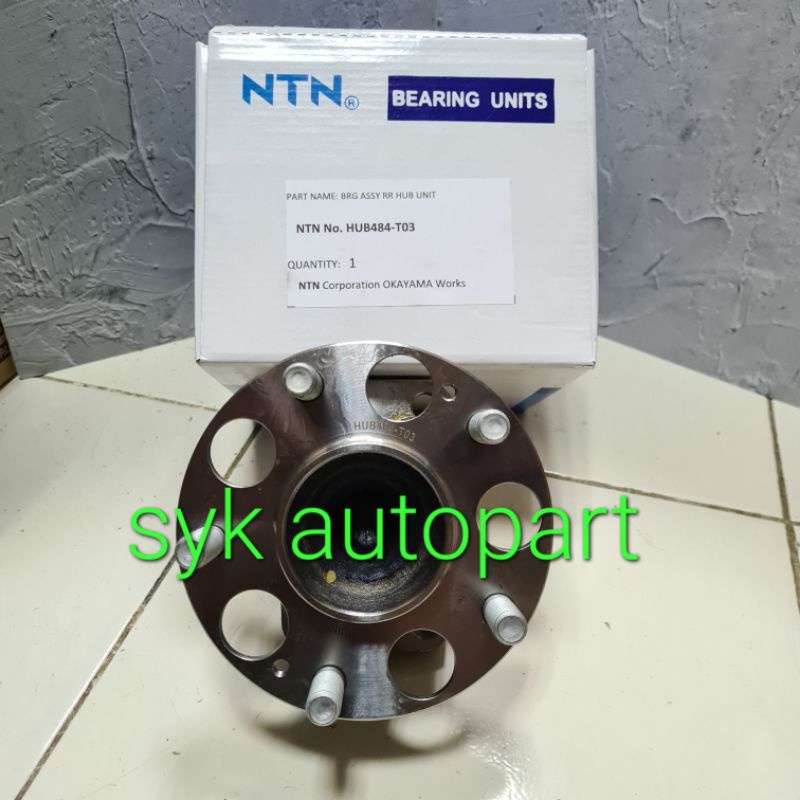 WHEEL HUB 5848T-3 NTN BEARING BELAKANG HRV