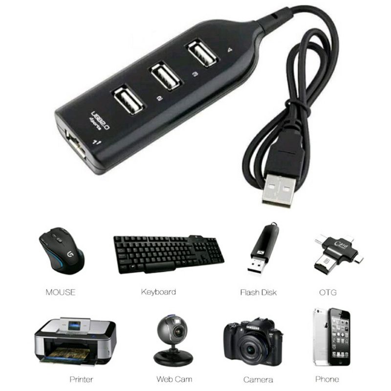 [ Grade B ] USB HUB 4 IN 1 UNIVERSAL 4 PORT