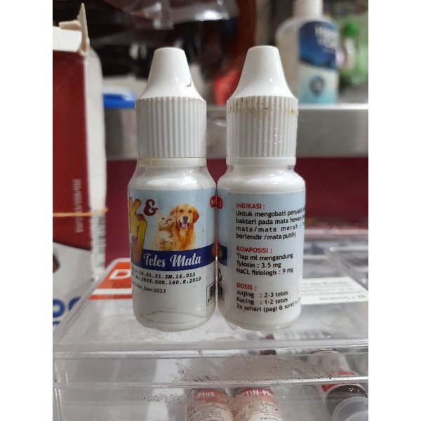 Obat Tetes Mata Kucing Anjing 10ml - KJ obat tetes Mata