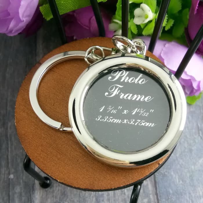 CLEARANCE SALE - PK9 - Photo Frame Keychain Gantungan Kunci Frame Foto Bahan Metal