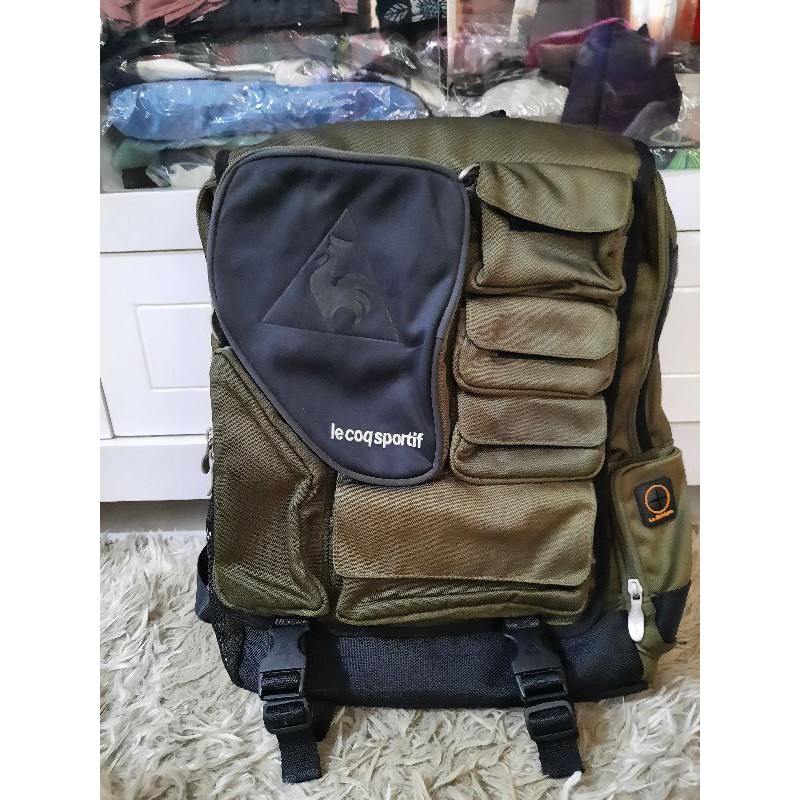 Le Coq Sportif Ransel, ori. backpack, bagpack laptop
