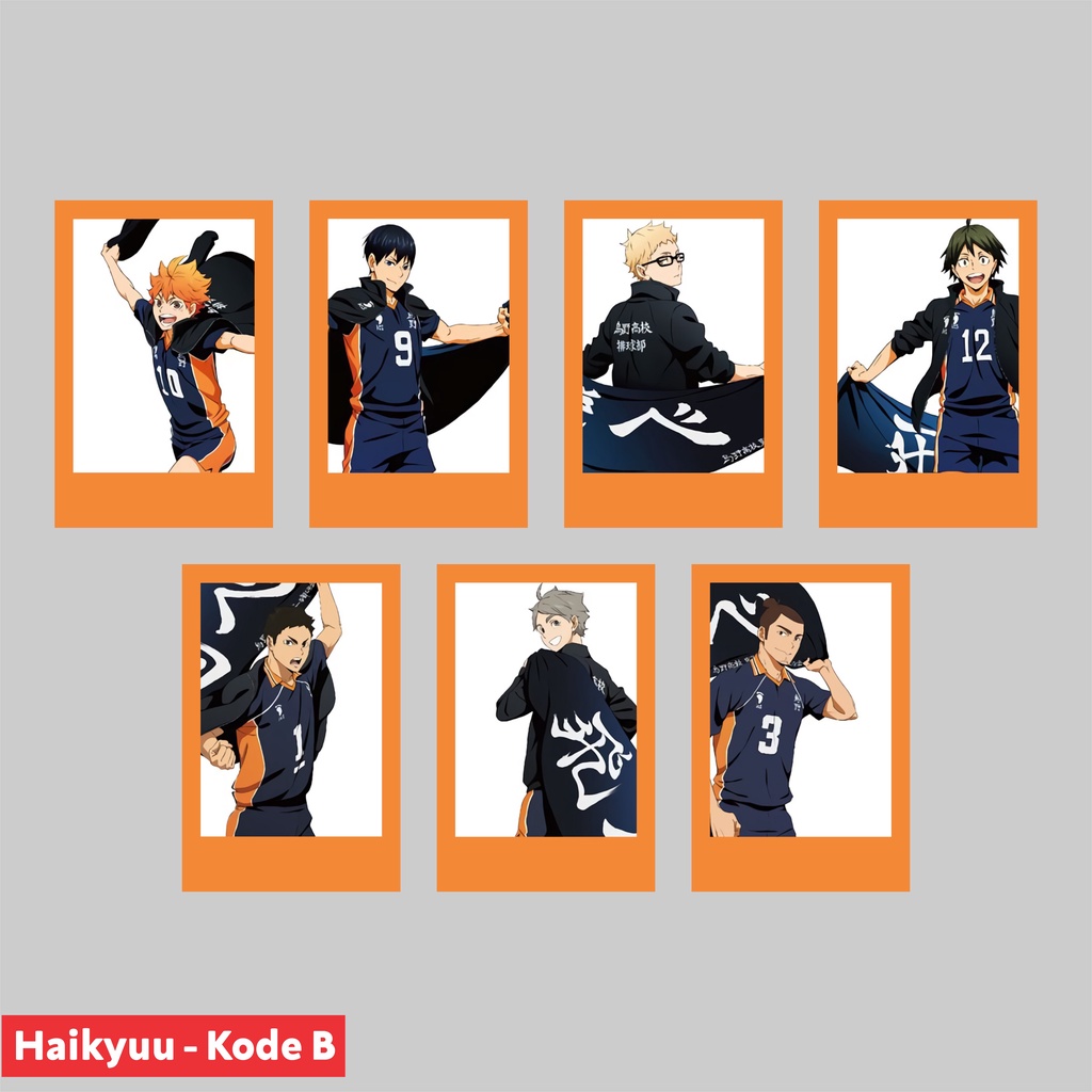 Pola Deco Mini Poster Anime Haikyuu - Hinata Kageyama Tsukishima Kenma Sugawara Oikawa