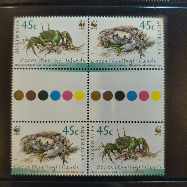 

1 Set Perangko Australia - Kepiting Pulau Cocos - Prangko Koleksi