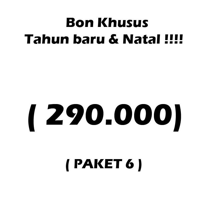 

Uh8CodeBON - 290.000 ( SALE HADIAH NATAL DAN TAHUN BARU )(Kekinian) I42