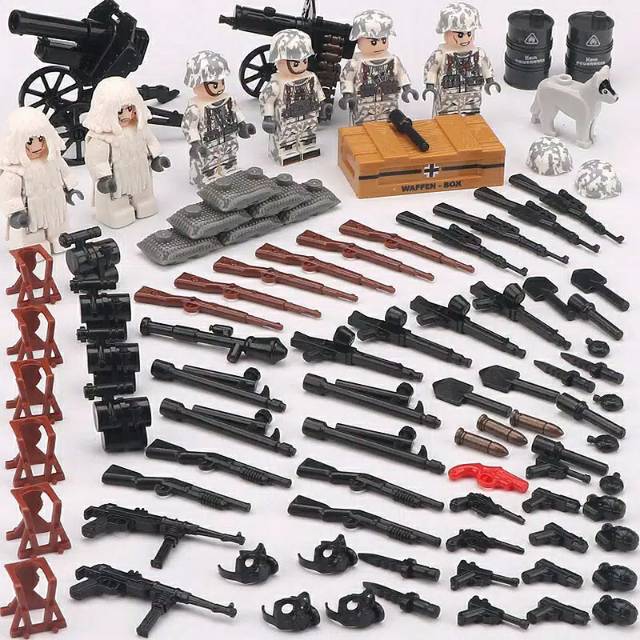 Lego City kw army militer war tank soldier set tentara mainan anak import