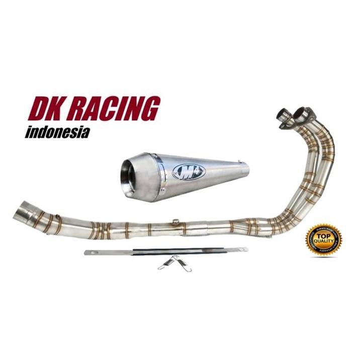 knalpot racing kawasaki ninja fi 250 fullsistem m4 titan fullstainles