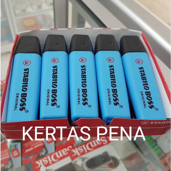 

STABILO BOSS WARNA BIRU / HIGHLIGHTER