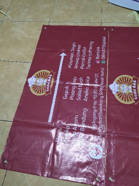 Cetak Banner / spanduk ukuran 2*1m