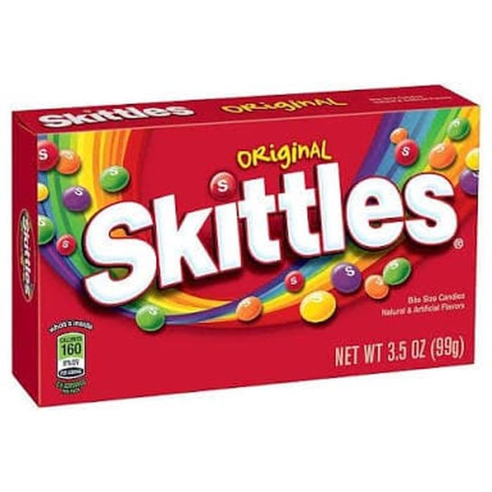 

Skittles Original candy permen strawberry orange grape lemon apple
