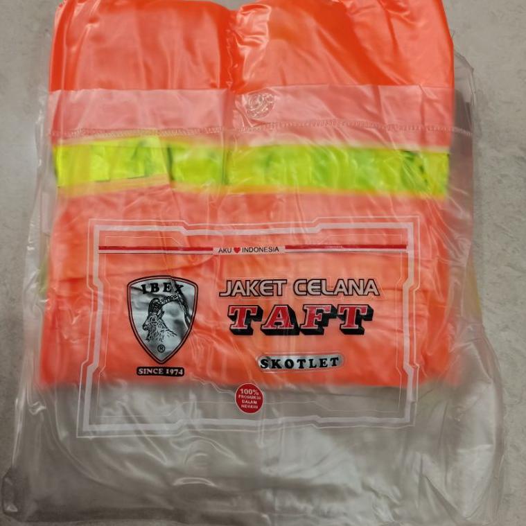 Jas Hujan Baju Celana Taft Ibex / Jas Hujan PVC / Jas Hujan Dewasa Pria Wanita / Jas Hujan Terlaris