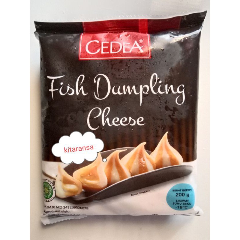 Cedea Fish Dumpling Cheese 500gr/200gram