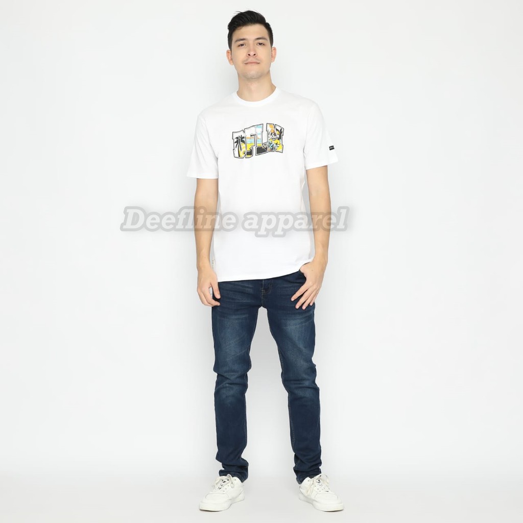 Deefline T-Shirt DFLN Muscle White