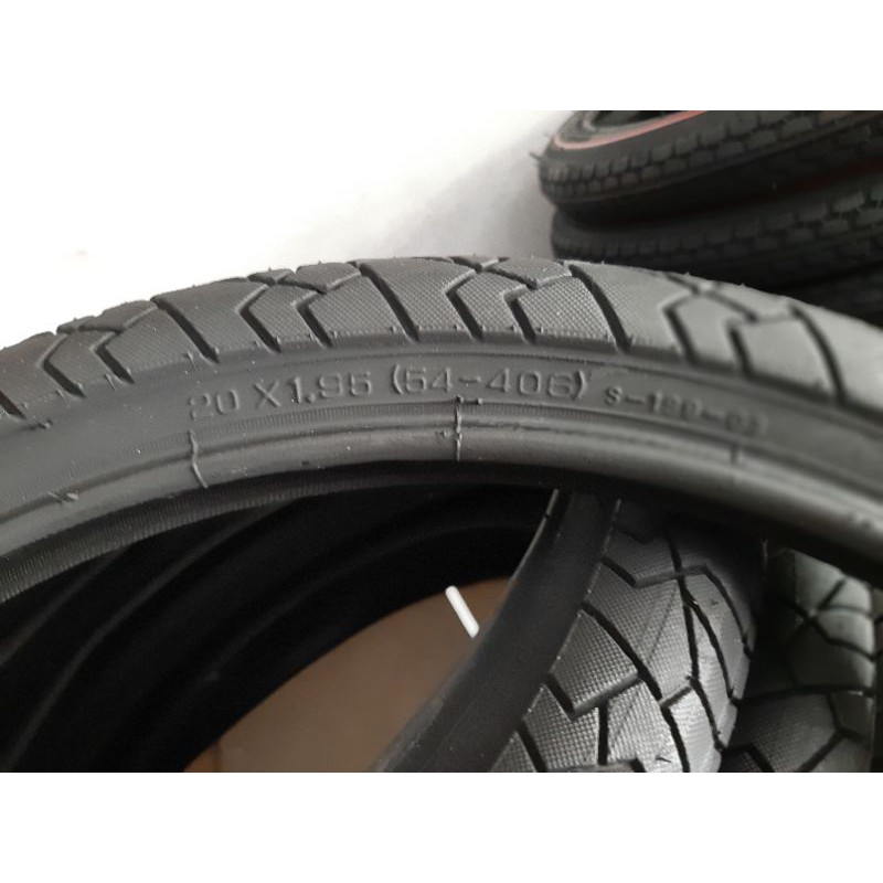 Ban Luar Sepeda 20x1.95 Swalllow Hitam