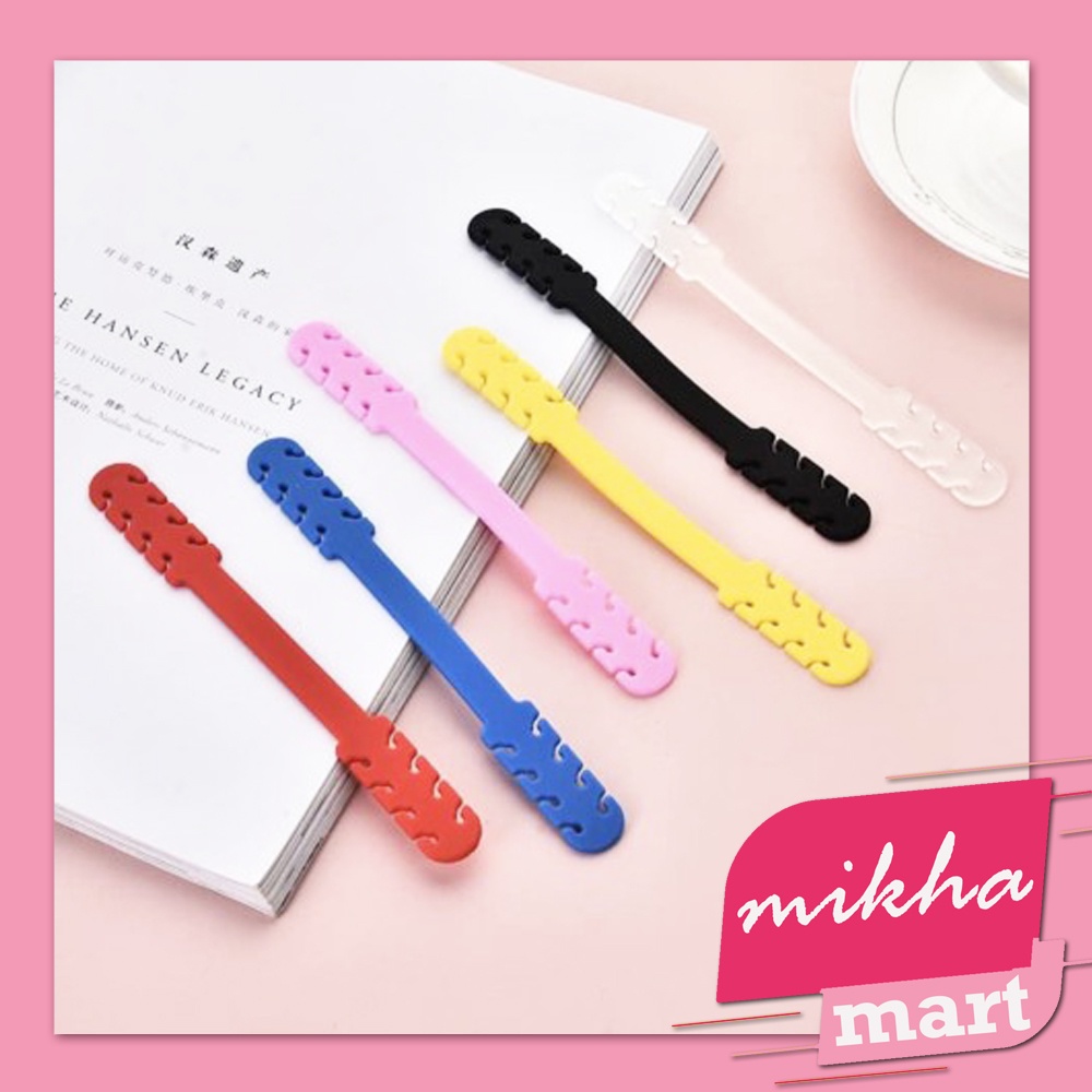 Konektor Strap Masker SILIKON Plastik Pengait Masker Hijab - MKM
