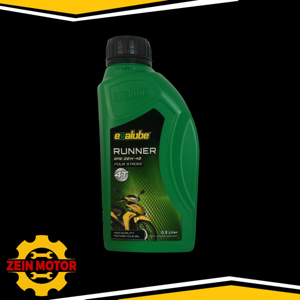 Oli sepeda motor evalube runner 4T 0,8 L / 800 ml