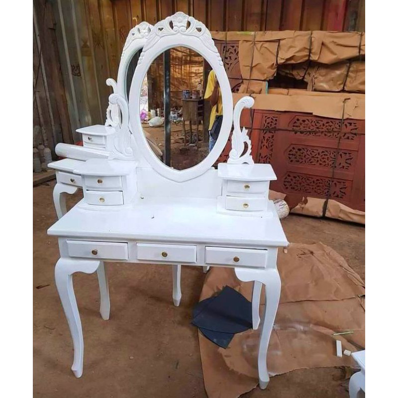 MEJA RIAS KARTINI CAT PUTIH MEJA RIAS TOLET KARTINI MEJA RIAS MURAH