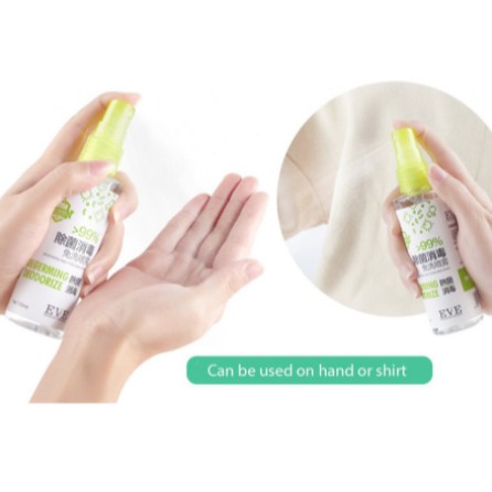 Hand Sanitizer 50ml &amp; 100ml 75% alkohol Wash Free Desinfeksi 99.9% Aman untuk Kulit