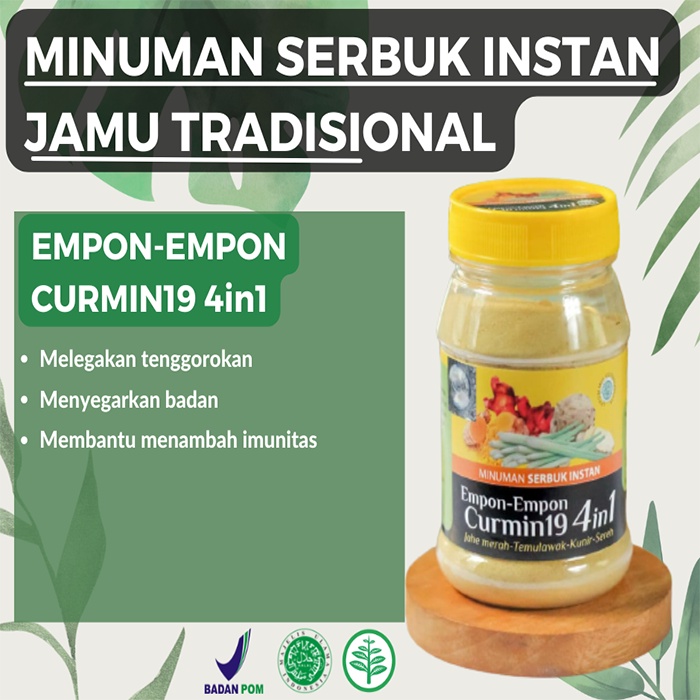 

MINUMAN JAMU TRADISIONAL|Empon-Empon Curmin19 4in1