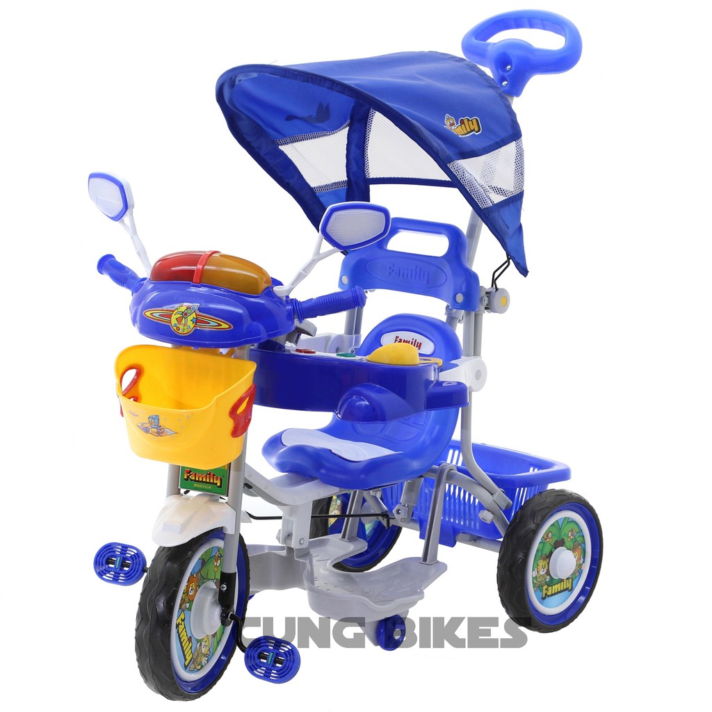 Sepeda anak roda tiga Family type 7233 double musik Sepeda anak roda tiga Family type 7233 double musik